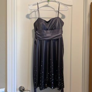 Wendye Chaitin gray and silver dress size 7/8
